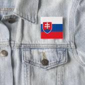 Flagge der Slowakei Button (Beispiel)