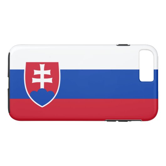 Flagge der Slowakei Case-Mate iPhone Hülle (Rückseite (Horizontal))