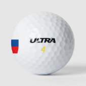 Flagge der Slowakei Golfball (Logo)