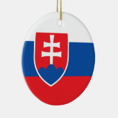 Flagge der Slowakei Keramik Ornament (Rechts)