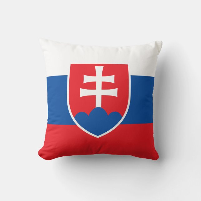 Flagge der Slowakei Kissen (Vorderseite)
