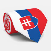 Flagge der Slowakei Krawatte (Gerollt)