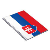 Flagge der Slowakei Notizblock (Rechte Seite)