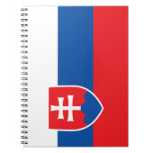 Flagge der Slowakei Notizblock (Vorderseite)