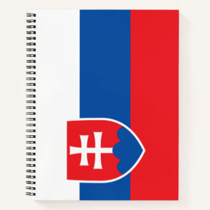 Flagge der Slowakei Notizblock