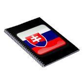 Flagge der Slowakei Notizblock (Rechte Seite)