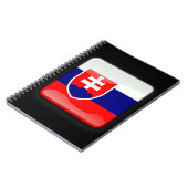 Flagge der Slowakei Notizblock (Linke Seite)