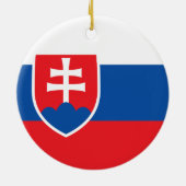 Flagge der Slowakei - Ornament (Hinten)