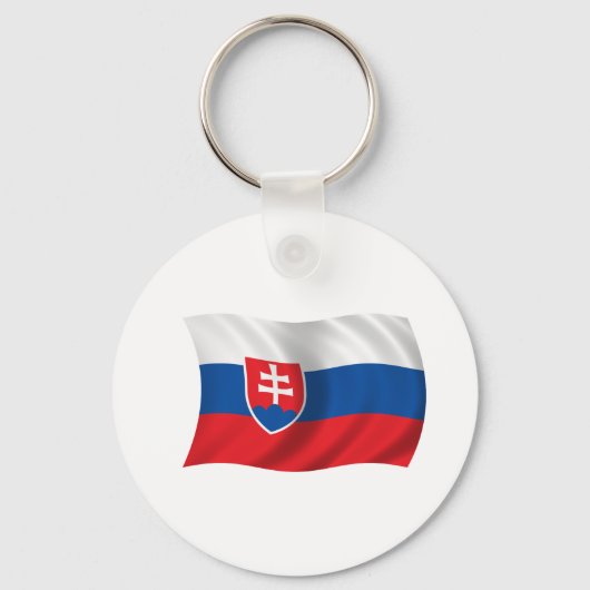 Flagge der Slowakei Schlüsselanhänger (Vorderseite)