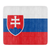 Flagge der Slowakei Schneidebrett (Vorderseite)
