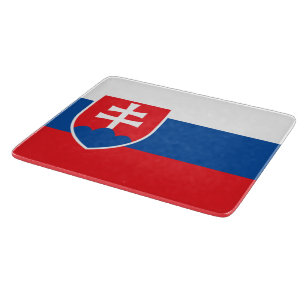 Flagge der Slowakei Schneidebrett