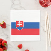 Flagge der Slowakei Serviette (Beispiel)