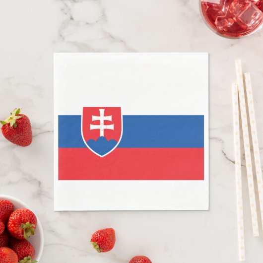 Flagge der Slowakei Serviette (Beispiel)