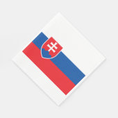 Flagge der Slowakei Serviette (Ecke)