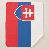 Flagge der Slowakei Sherpadecke (Vorderseite)