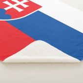 Flagge der Slowakei Sherpadecke (3/4)
