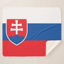 Flagge der Slowakei Sherpadecke