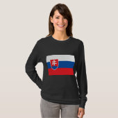 Flagge der Slowakei T-Shirt (Vorne ganz)