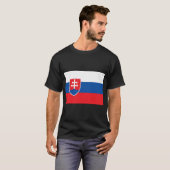 Flagge der Slowakei T-Shirt (Vorne ganz)