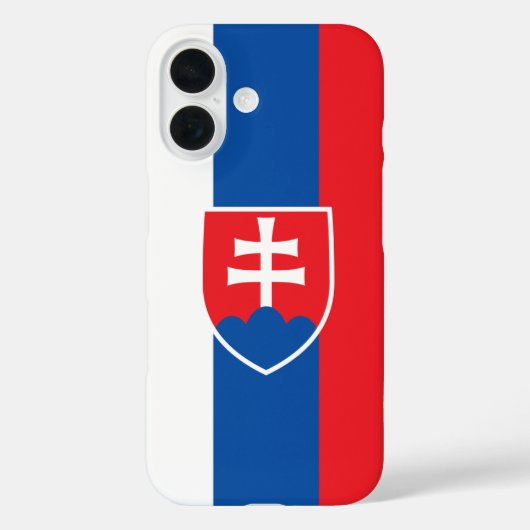 Flagge der Slowakei (vertikale Variante) Case-Mate iPhone Hülle (Rückseite)
