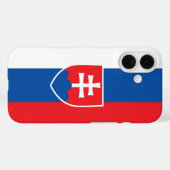Flagge der Slowakei (vertikale Variante) Case-Mate iPhone Hülle (Rückseite (Horizontal))