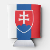 Flagge der Slowakei (vertikale Variante) Dosenkühler (Rückseite)