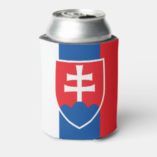 Flagge der Slowakei (vertikale Variante) Dosenkühler