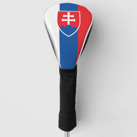 Flagge der Slowakei (vertikale Variante) Golf Headcover (Vorderseite)