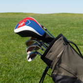 Flagge der Slowakei (vertikale Variante) Golf Headcover (In SItu)