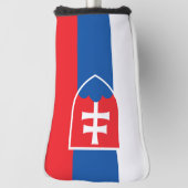 Flagge der Slowakei (vertikale Variante) Golf Headcover (Rotieren 90)
