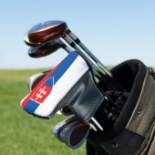 Flagge der Slowakei (vertikale Variante) Golf Headcover (In Situ)