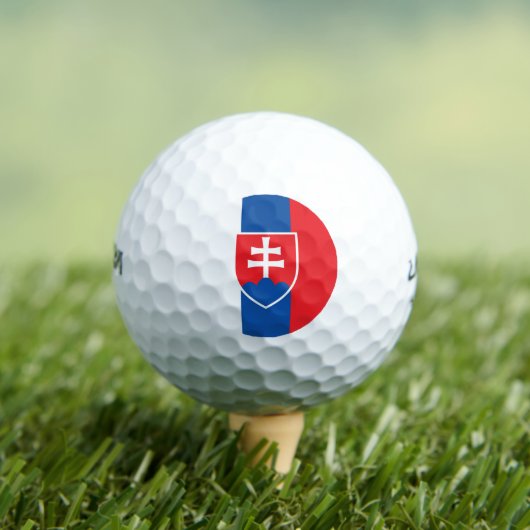 Flagge der Slowakei (vertikale Variante) Golfball (Insitu T-Shirt)