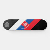 Flagge der Slowakei (vertikale Variante) Skateboard (Horizontal)