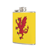 Flagge der Somerset Hip Flask Flachmann (Links)