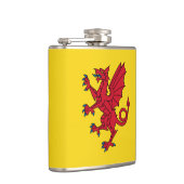 Flagge der Somerset Hip Flask Flachmann (Rechts)