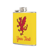 Flagge der Somerset Hip Flask Flachmann (Links)