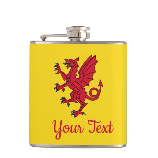 Flagge der Somerset Hip Flask Flachmann (Vorderseite)