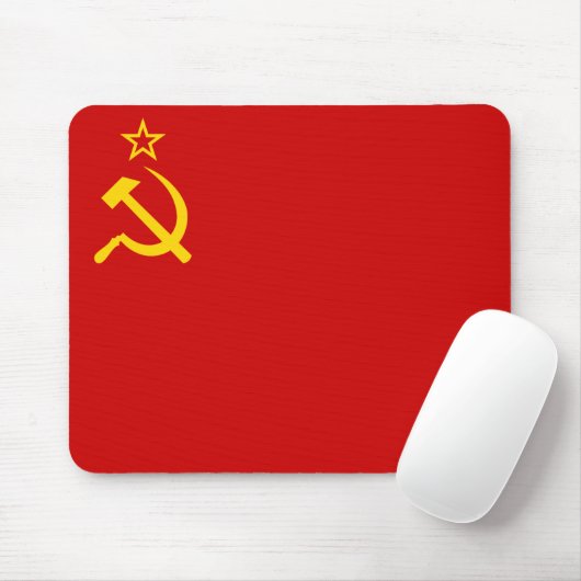 Flagge der sowjetischen Gewerkschaft Mousepad (Mit Mouse)