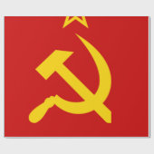 Flagge der Sowjetunion Geschenkpapier (Flach)