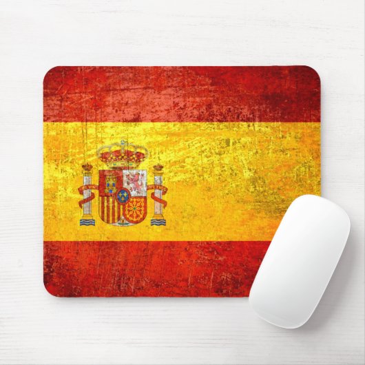 Flagge der Spanien-Schmutz-Landesflaggen Spanien Mousepad (Mit Mouse)