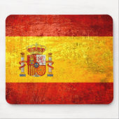 Flagge der Spanien-Schmutz-Landesflaggen Spanien Mousepad (Vorne)