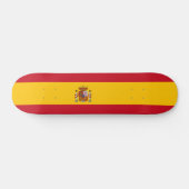 Flagge der Spanien-Skateboard-Plattform Skateboard (Horizontal)