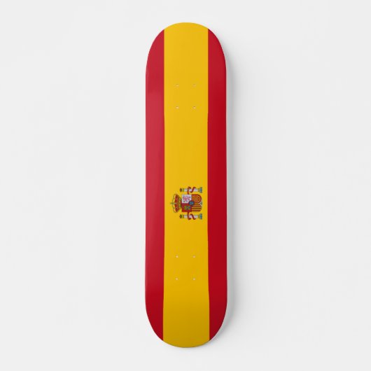 Flagge der Spanien-Skateboard-Plattform Skateboard (Vorne)