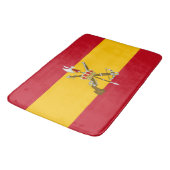 Flagge der Spanischen Legion Badematte (Schrägansicht)