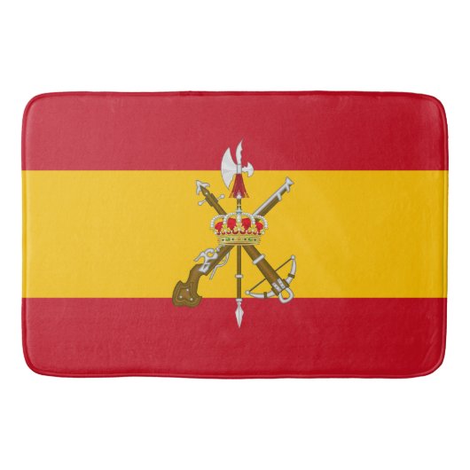 Flagge der Spanischen Legion Badematte (Vorderseite)