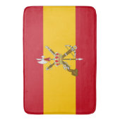 Flagge der Spanischen Legion Badematte (Vorderseite Vertikal)