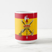 Flagge der Spanischen Legion Kaffeetasse (Mittel)
