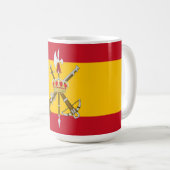Flagge der Spanischen Legion Kaffeetasse (VorderseiteRechts)