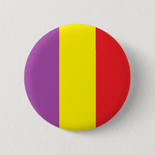 Flagge der spanischen Republik - Bandera Tricolor Button