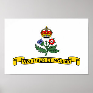 Flagge der Stadt Annapolis Poster